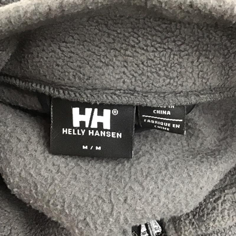 ヘリーハンセン HELLY HANSEN ジャケット、上着 ジャンパー、ブルゾン ジップアップフリースジャケット アウター カジュアルジャケット M ロゴ、文字 灰 / グレー /  メンズ USED 古着 中古 10108680