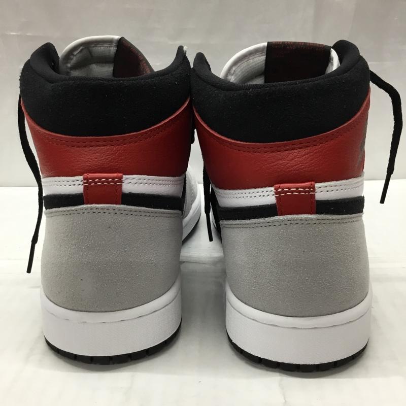 ナイキ NIKE スニーカー スニーカー 555088-126 AIR JORDAN 1 RETRO HIGH OG 27.5cm 箱有 27.5cm ロゴ、文字 白 / ホワイト / X 黒 / ブラック / X 灰 / グレー / X 赤 / レッド /  メンズ USED 古着 中古 10112509