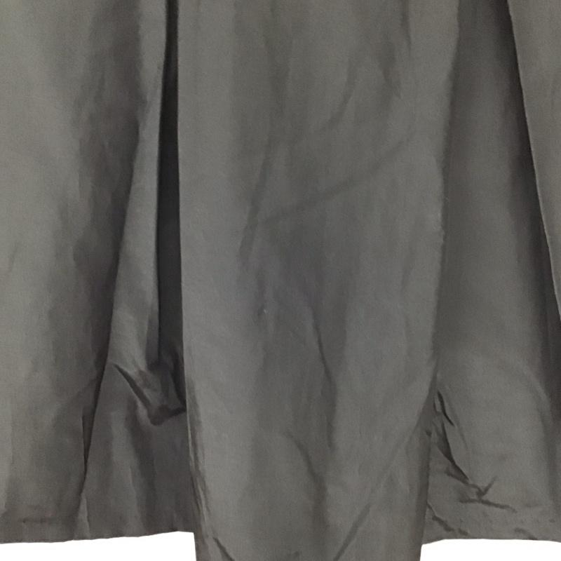 バーバリーブルーレーベル BURBERRY BLUE LABEL スカート ひざ丈スカート FLF49-614-09 ボックスプリーツ 38 無地 黒 / ブラック /  レディース USED 古着 中古 10114924
