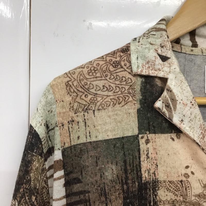 ザラ ZARA シャツ、ブラウス 半袖 半袖シャツ プリントシャツ カラーシャツ L プリント マルチカラー / マルチカラー /  メンズ USED 古着 中古 10131006