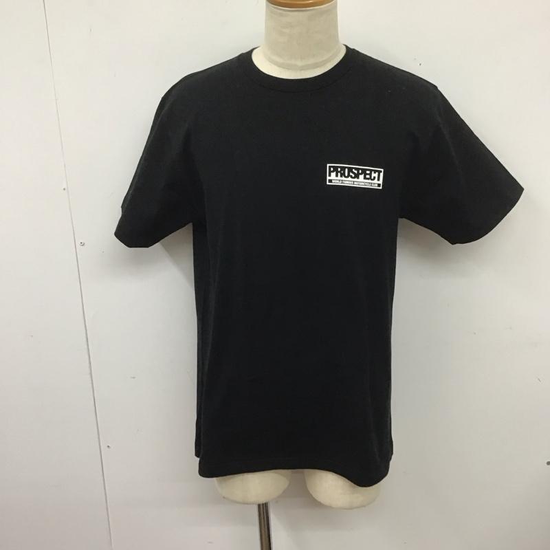 プロスペクト PROSPECT Tシャツ 半袖 半袖カットソー プリントTシャツ クルーネックカットソー L ロゴ、文字 黒 / ブラック /  メンズ USED 古着 中古 10126605