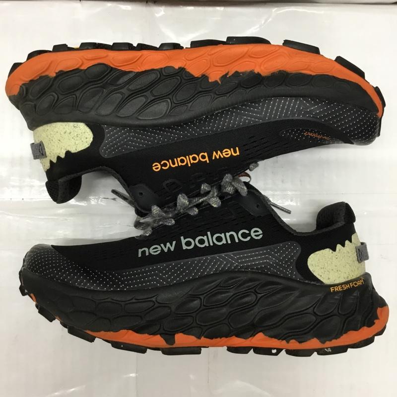 ニューバランス New Balance スニーカー スニーカー 1143677 ランニングシューズ 27cm 箱有 27.0cm ロゴ、文字 黒 / ブラック / X 橙 / オレンジ /  メンズ USED 古着 中古 10106278