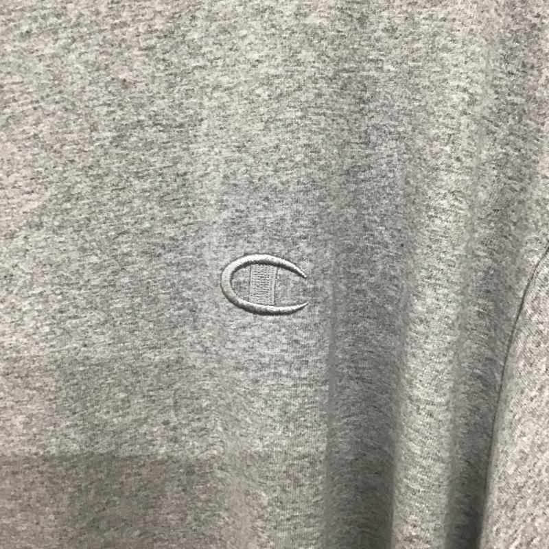 チャンピオン Champion Tシャツ 半袖 c3-v331 ショートスリーブティーシャツアクションスタイル 半袖カットソー XL ロゴ、文字 灰 / グレー /  メンズ USED 古着 中古 10132717