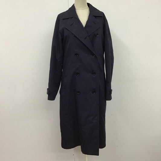 アデイインザライフ ユナイテッドアローズ A day in the life UNITED ARROWS コート トレンチコート 6325-699-0333 2WAY ライナー付き 36 無地 紺 / ネイビー /  レディース USED 古着 中古 10122887