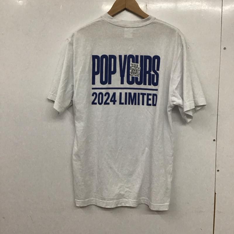 古着 USED Tシャツ 半袖 POPYOURS THE BLACK EYE PATCH M ロゴ、文字 X プリント 白 / ホワイト /  メンズ USED 古着 中古 10134547