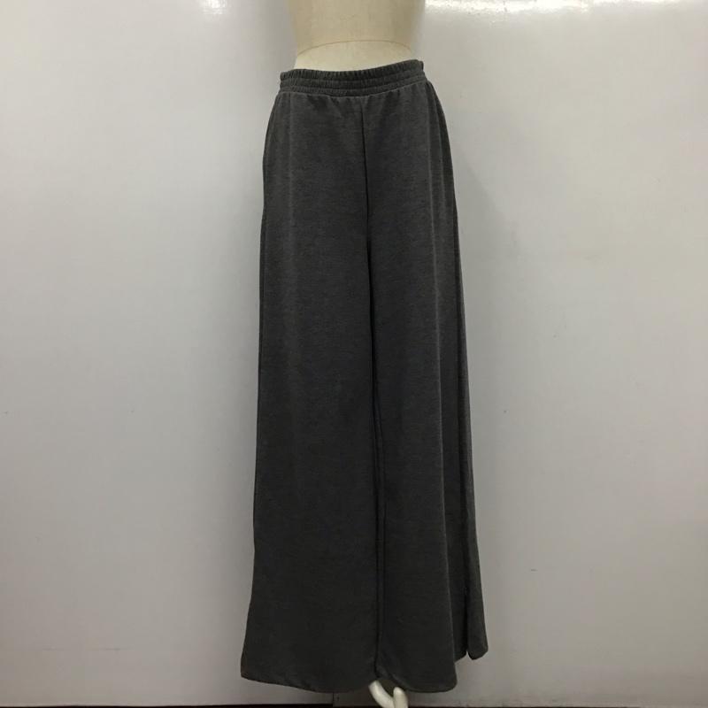 ザラ ZARA ボトムス ボトムス 5039 310 922 スウェットパンツ ワイドパンツ M 無地 灰 / グレー /  レディース USED 古着 中古 10122581