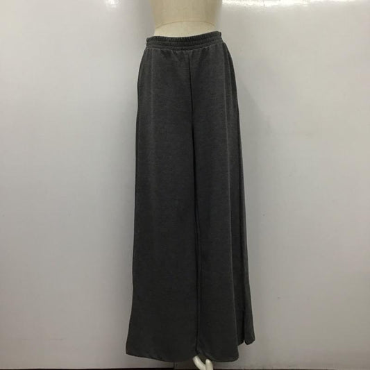 ザラ ZARA ボトムス ボトムス 5039 310 922 スウェットパンツ ワイドパンツ M 無地 灰 / グレー /  レディース USED 古着 中古 10122581