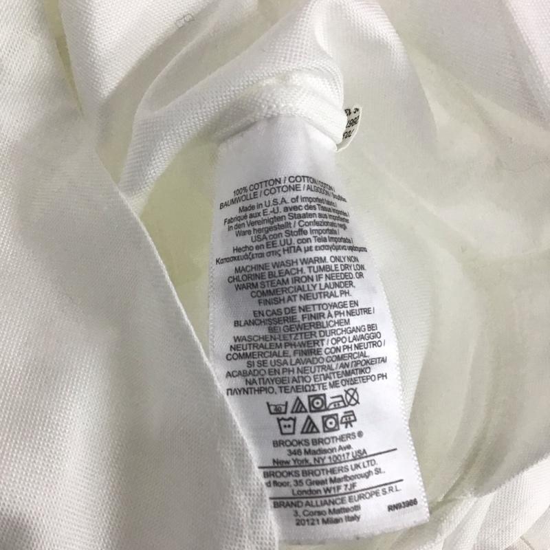 ブルックスブラザーズ BROOKS BROTHERS シャツ、ブラウス 長袖 BLACK FLEECE コットン BB1 USA 無地 白 / ホワイト /  メンズ USED 古着 中古 10112670