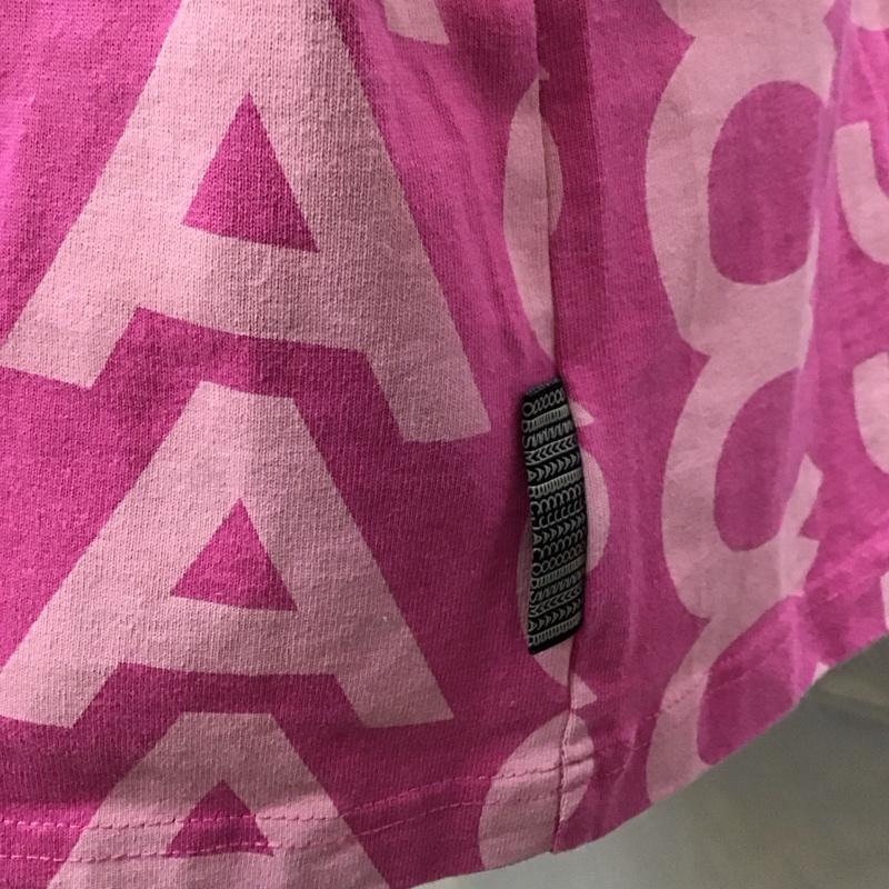 マークジェイコブス MARCJACOBS Tシャツ 半袖 半袖カットソー プリントTシャツ クルーネックカットソー ロゴ、文字 桃 / ピンク /  メンズ USED 古着 中古 10118399
