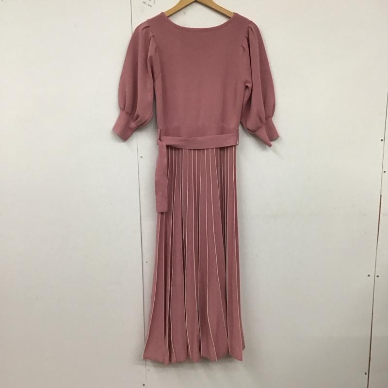 マジェスティックレゴン MAJESTIC LEGON ワンピース ロングスカート M 無地 桃 / ピンク /  レディース USED 古着 中古 10128917