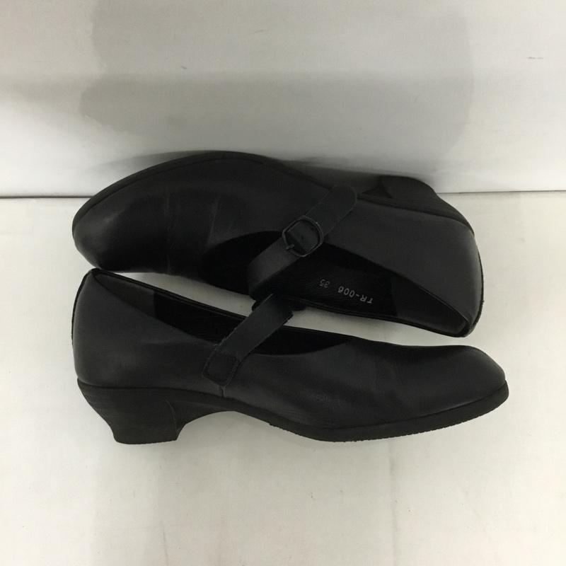 ショセ chausser パンプス パンプス TR-006 ワンストラップ ヒールシューズ 35 無地 黒 / ブラック /  レディース USED 古着 中古 10128816