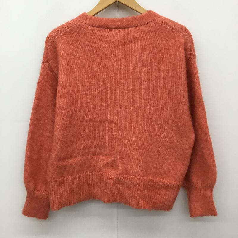ショコラ フィネ ローブ chocol raffine robe カーディガン 長袖 FREE 無地 橙 / オレンジ /  レディース USED 古着 中古 10138858