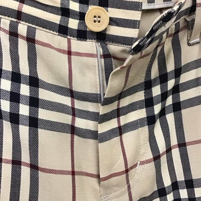 バーバリーロンドン Burberry London パンツ スラックス FQ025-038 ノバチェック ウール 40 40 チェック ベージュ / ベージュ / X 黒 / ブラック / X 赤 / レッド /  レディース USED 古着 中古 10116937