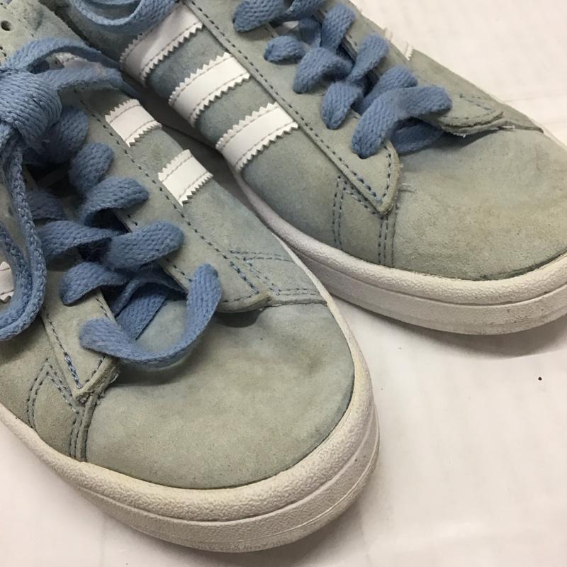 アディダス adidas スニーカー スニーカー DB0983 CAMPUS SUEDE 22.5cm 22.5cm ロゴ、文字 水色 / ライトブルー / X 白 / ホワイト /  レディース USED 古着 中古 10118785