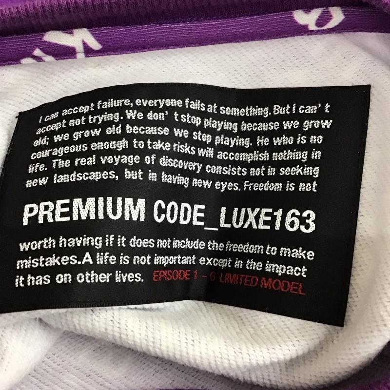 エーケーエム AKM カットソー 長袖 サイドファスナー LUXE163AKMBB 総柄 紫 / パープル /  メンズ USED 古着 中古 10118284