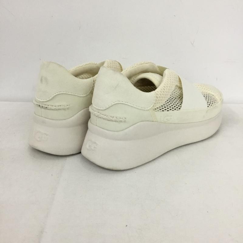 アグ UGG スニーカー スニーカー 1110876 Libu Lite リブ ライト 23cm 23.0cm ロゴ、文字 オフホワイト / オフホワイト /  レディース USED 古着 中古 10148796