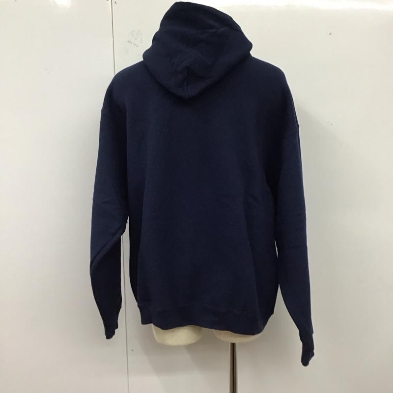 フルーツオブザルーム FRUIT OF THE LOOM パーカー 長袖 長袖パーカー フード付きパーカー プリントスウェット トレーナー プルオーバーパーカー XL 無地 紺 / ネイビー /  メンズ USED 古着 中古 10122133
