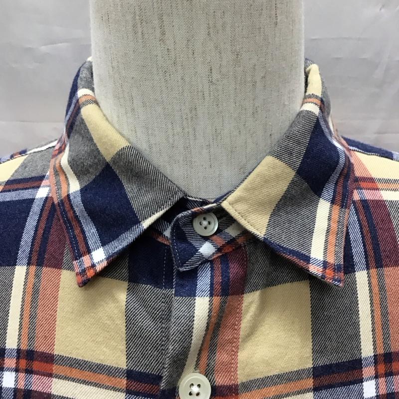 シップス SHIPS シャツ、ブラウス 長袖 111-15-0379 リラックスフィット レギュラーカラー ネルシャツ XL チェック マルチカラー / マルチカラー /  メンズ USED 古着 中古 10117023