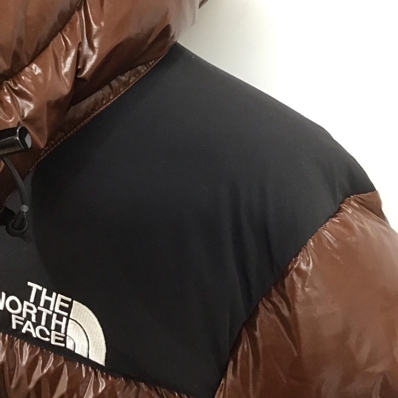 ザノースフェイス THE NORTH FACE ジャケット、上着 ジャンパー、ブルゾン nd52206i ダウンジャケット ナイロンジャケット アウター L ロゴ、文字 茶 / ブラウン /  メンズ USED 古着 中古 10112974