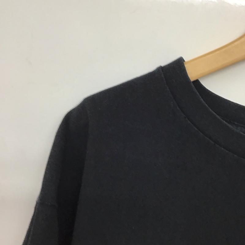 アベイシングエイプ A BATHING APE Tシャツ 半袖 半袖カットソー 無地Tシャツ クルーネックカットソー XXL 無地 黒 / ブラック /  メンズ USED 古着 中古 10141408