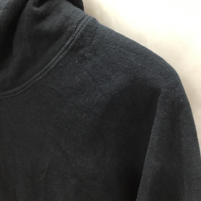 古着 USED パーカー 長袖 L プリント 黒 / ブラック /  メンズ USED 古着 中古 10110782