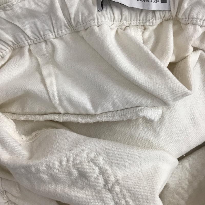ザラ ZARA パンツ デニム、ジーンズ 5862 070 712 コットン テーパード ワイドパンツ 無地 オフホワイト / オフホワイト /  レディース USED 古着 中古 10119626