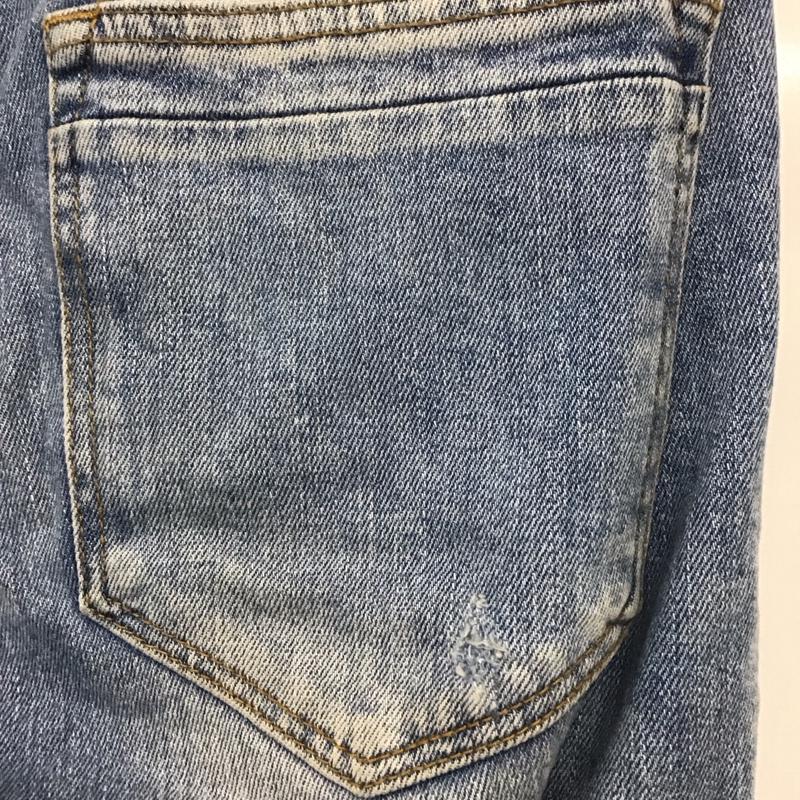 ザラメン ZARA MAN パンツ デニム、ジーンズ デニムパンツ スリムパンツ カジュアルパンツ ストレッチパンツ 38 無地 インディゴ / インディゴ /  メンズ USED 古着 中古 10129276