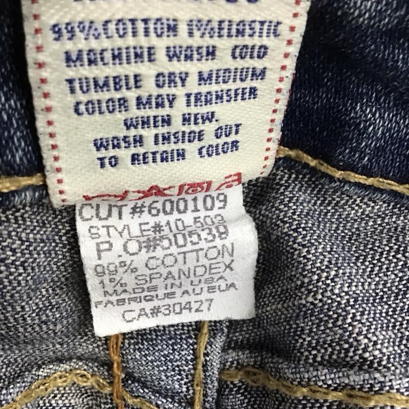 トゥルーレリジョン TRUE RELIGION パンツ デニム、ジーンズ デニムパンツ スリムパンツ ストレッチパンツ ジーンズ 無地 インディゴ / インディゴ /  メンズ USED 古着 中古 10117287