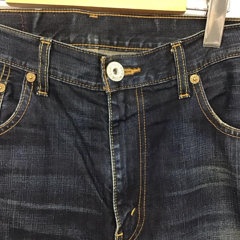 リーバイストラウスアンドコー Levi Strauss & co. パンツ デニム、ジーンズ デニムパンツ ワイドパンツ カジュアルパンツ 34 無地 インディゴ / インディゴ /  メンズ USED 古着 中古 10144943