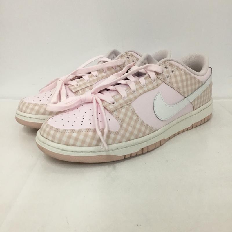 ナイキ NIKE スニーカー スニーカー FB9881-600 W DUNK LOW EWT 28.5cm 28.5cm チェック 桃 / ピンク /  メンズ USED 古着 中古 10124867
