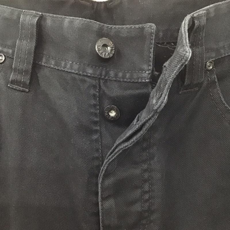 ディーゼル DIESEL パンツ デニム、ジーンズ デニムパンツ ワーカージーンズ カジュアルパンツ ストレートパンツ 45インチ 無地 黒 / ブラック /  メンズ USED 古着 中古 10107192