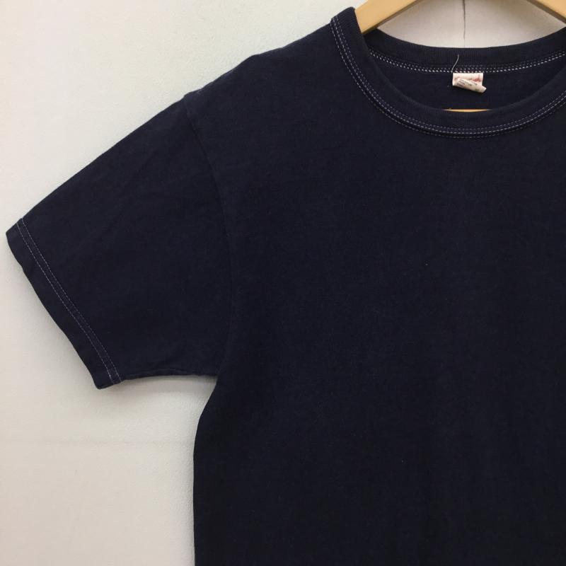 フラットヘッド The Flat Head Tシャツ 半袖 The Flat Head プリントT 半袖 SPORTS WEAR 38 プリント 紺 / ネイビー /  メンズ USED 古着 中古 10129798