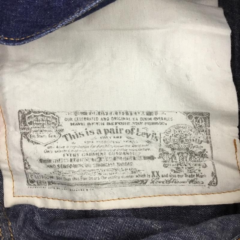 リーバイス Levi s パンツ デニム、ジーンズ 501 W33 L30 ボタンフライ 33インチ 無地 インディゴ / インディゴ /  メンズ USED 古着 中古 10116086