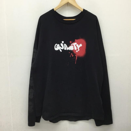 カタリスト CVTVLIST カットソー 長袖 1 ロゴ、文字 黒 / ブラック /  メンズ USED 古着 中古 10134379