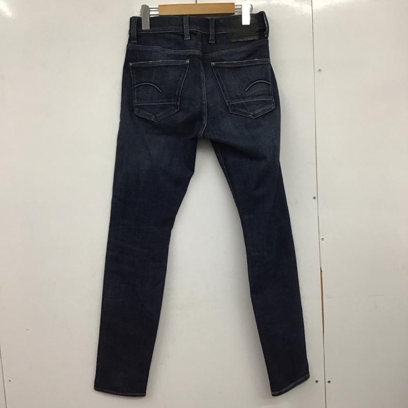 ジースターロゥ G-STAR RAW パンツ デニム、ジーンズ デニムパンツ スリムパンツ カジュアルパンツ ストレッチパンツ 27インチ 無地 インディゴ / インディゴ /  メンズ USED 古着 中古 10148956