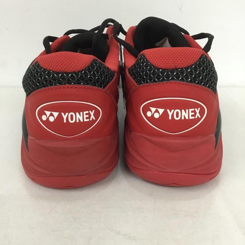 ヨネックス YONEX スニーカー スニーカー SHTE2MGC テニスシューズ パワークッションエクリプション2 27cm 27.0cm ロゴ、文字 赤 / レッド / X 黒 / ブラック /  メンズ USED 古着 中古 10142467