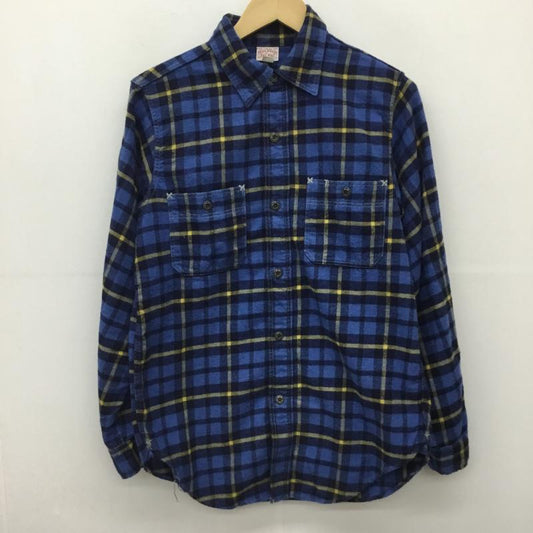 ニールキャサディーレイルロード NEALCASSADYRAILROAD シャツ、ブラウス 長袖 チェック 青 / ブルー /  メンズ USED 古着 中古 10143872