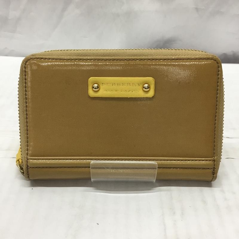 バーバリーブルーレーベル BURBERRY BLUE LABEL ファッション小物 ファッション小物 ラウンドファスナー 小物入れ カード入れ ロゴ、文字 マスタード / マスタード /  レディース USED 古着 中古 10117648