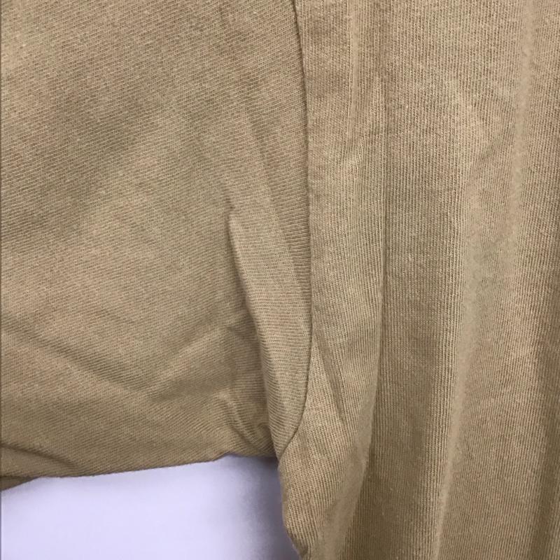ブラックアイパッチ Black eye patch Tシャツ 半袖 半袖カットソー プリントTシャツ クルーネックカットソー XL プリント ベージュ / ベージュ /  メンズ USED 古着 中古 10150133