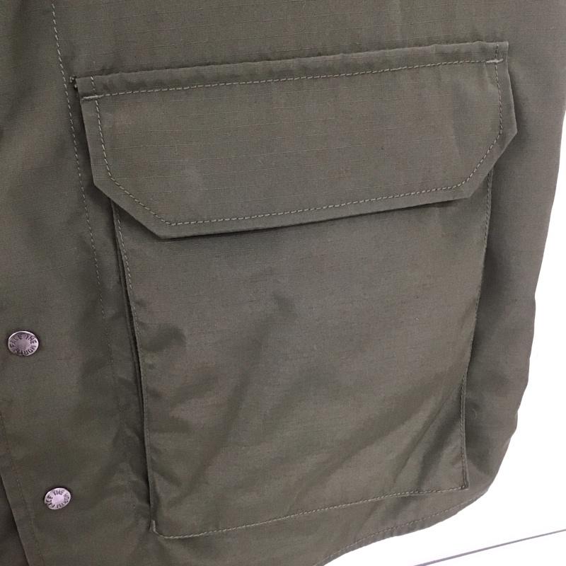 ザ ノースフェイス パープルレーベル THE NORTH FACE PURPLE LABEL ベスト ベスト np2307n PolyesterWoolRipstopTrailVest ノースリーブベスト S ロゴ、文字 カーキ / カーキ /  メンズ USED 古着 中古 10131311