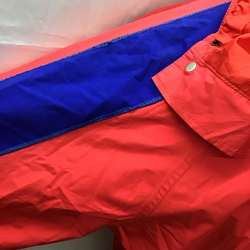 ザノースフェイス THE NORTH FACE ジャケット、上着 ジャンパー、ブルゾン ジップアップジャケット ジャンパー ジャケット カジュアルジャケット アウター XL ロゴ、文字 青 / ブルー / X 赤 / レッド /  メンズ USED 古着 中古 10114387