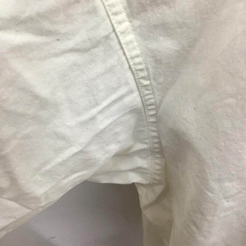 ヒンソン HINSON シャツ、ブラウス 長袖 長袖シャツ カラーシャツ ポケットシャツ 長袖カットソー M 無地 白 / ホワイト /  メンズ USED 古着 中古 10122964