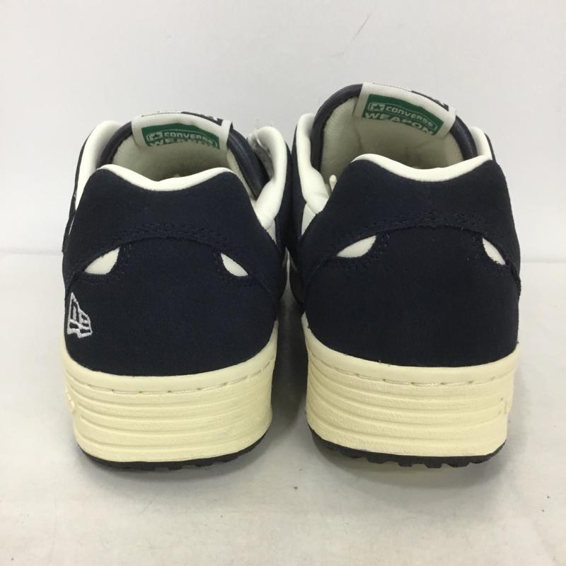 コンバース CONVERSE スニーカー スニーカー 33701950 WEAPON SUEDE OX NE NEW ERA 28cm 箱有 28.0cm ワンポイント 紺 / ネイビー /  メンズ USED 古着 中古 10140595