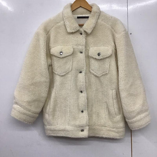 ヘザー Heather ジャケット、上着 ジャンパー、ブルゾン HE070397TS BIGボアジャケット FREE 無地 白 / ホワイト /  レディース USED 古着 中古 10140757