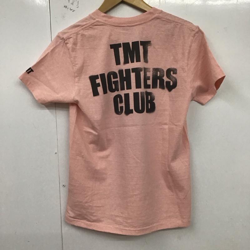 ティーエムティー TMT Tシャツ 半袖 半袖カットソー プリントTシャツ クルーネックカットソー M プリント 桃 / ピンク /  メンズ USED 古着 中古 10125738