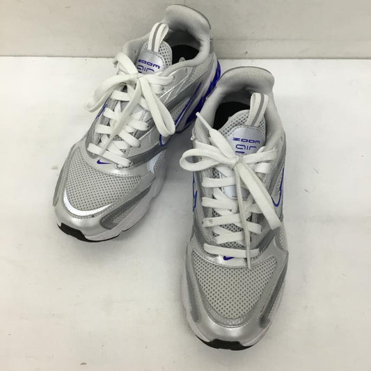 ナイキ NIKE スニーカー スニーカー DX3217-043 ズーム エア ファイヤー 23.0cm ロゴ、文字 青 / ブルー / X 銀 / シルバー /  レディース USED 古着 中古 10137582