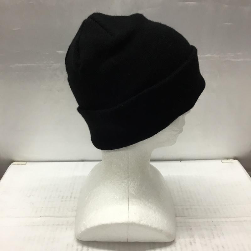 ニューエラ NEW ERA 帽子 ニット帽 ビーニー ワンポイント 黒 / ブラック /  メンズ USED 古着 中古 10107895