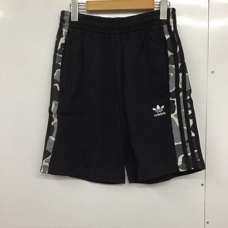アディダス adidas パンツ ショートパンツ dp8552 ハーフパンツ ショートパンツ スポーツウェア M ロゴ、文字 黒 / ブラック /  メンズ USED 古着 中古 10142433