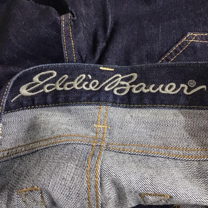 エディーバウアー Eddie Bauer パンツ デニム、ジーンズ デニムパンツ ストレートパンツ ワイドパンツ カジュアルパンツ 31インチ 無地 インディゴ / インディゴ /  メンズ USED 古着 中古 10113609