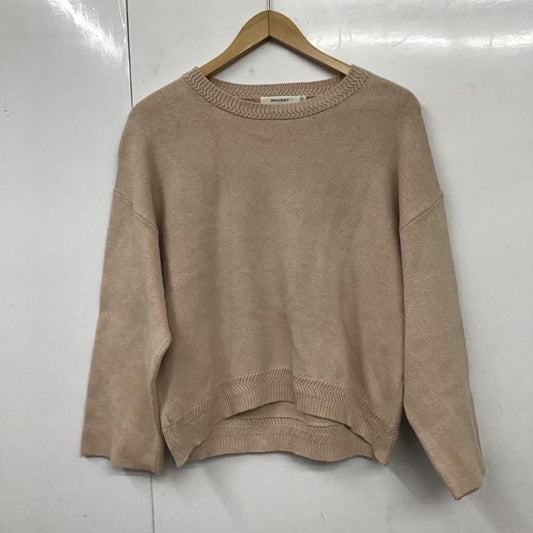マウジー MOUSSY ニット、セーター 長袖 010ASA70-1190 オーバーサイズ FREE 無地 桃 / ピンク /  レディース USED 古着 中古 10119584